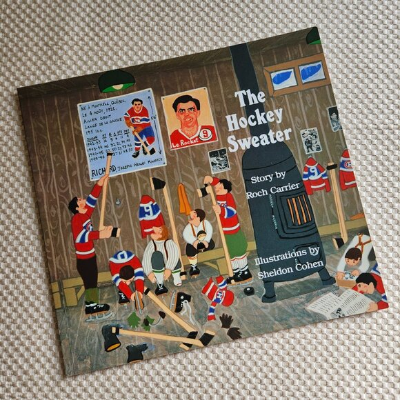 4/$40 Vintage The Hockey‎ Sweater - Roch Carrier - Paperback - Picture 1 of 4